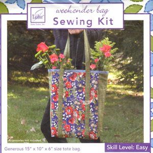 June Tailor Weekender Bag Sewing Kit - Floral - JT-1562 - NEW